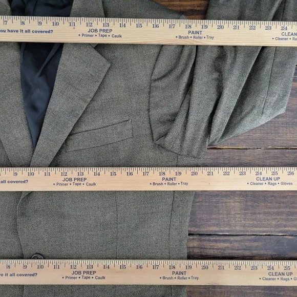 VTG JOS A‎ BANK Men's Sport Coat Blazer Two Button Brown Barley Corn Wool 38R